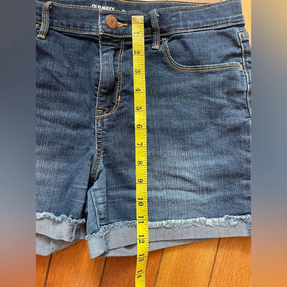Girls Old Navy Size 18 Denim Short Measurements